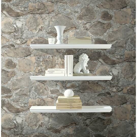 RoomMates Weathered Stone Peel & Stick Wallpaper
